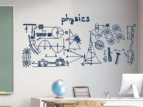 Graffiti Doodle Science Physic Wall Stickers Wall Art for - Etsy