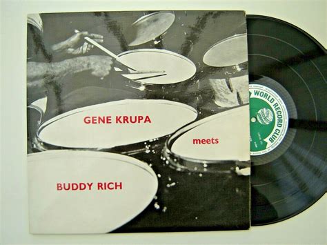 popsike.com - GENE KRUPA MEETS BUDDY RICH RARE UK WRC RECORDS 1950s ORIGINAL STUNNING - auction ...