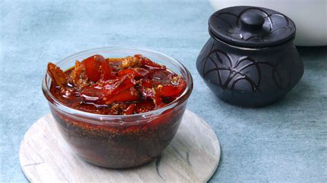 Red Chili Pickle | Hot and Sweet - Tasted Recipes