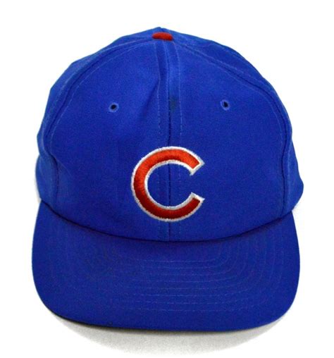 Vintage 80s Chicago Cubs Baseball Snapback Hat by DopedollVintage