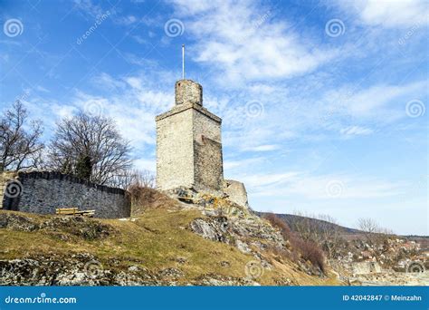 Ruin of the Falkenstein Castle in Koenigstein Stock Image - Image of blue, koenigstein: 42042847