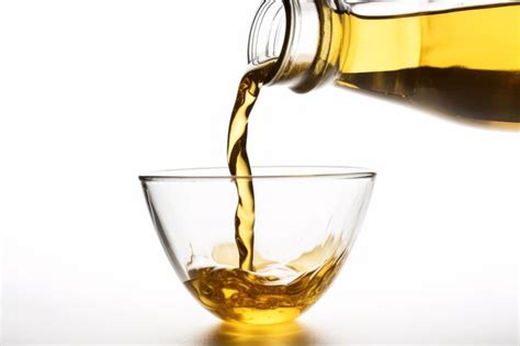 Premium AI Image | Pouring oil for cooking in a bottle isolated on ...