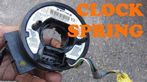 How to Replace a Clock Spring - YouTube