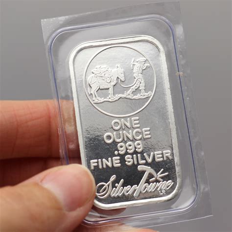 SilverTowne Logo 1oz .999 Fine Silver Bar 3 Piece Lot | eBay