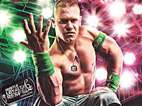 WWE John Cena 2012 Green Shirt Wallpapers | Wrestling Stars