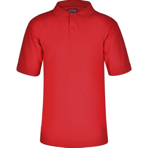 Bramble Academy Plain Red Polo Shirt