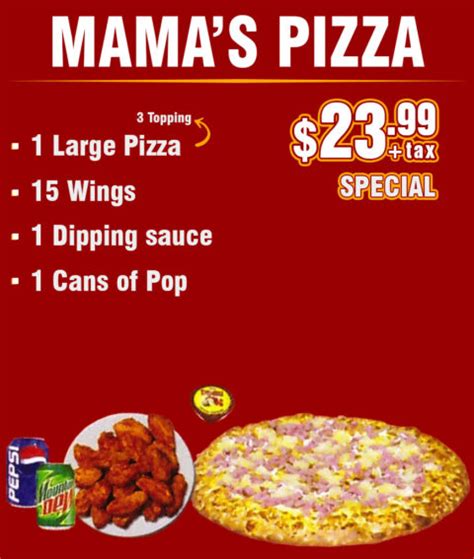 Mama-Pizza | 341 Pizza & Wings| Order Pizza Online, Pick Up & Delivery