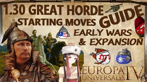 EU4 Great Horde Guide I Early Wars & Forming Golden Horde - YouTube