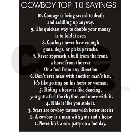 Funny Cowboy Sayings And Quotes. QuotesGram