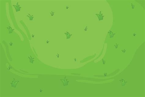 background of green grass field cartoon drawing 14572097 Vector Art at ...