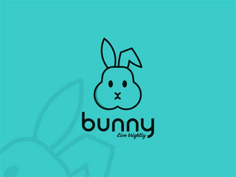 Bunny Logo by Design Burg on Dribbble