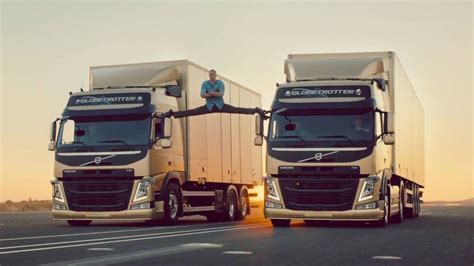 Watch Jean-Claude Van Damme do epic splits riding two Volvo trucks ...