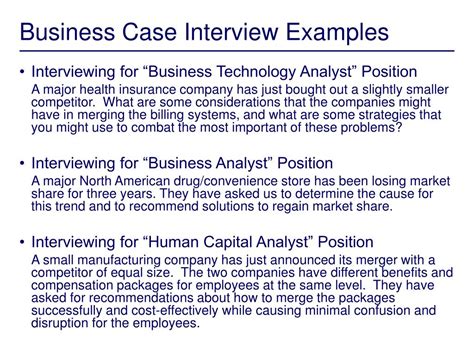 how to conduct case study interview