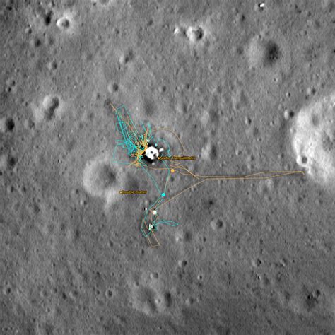 Apollo 11 Footsteps | Lunar Reconnaissance Orbiter Camera