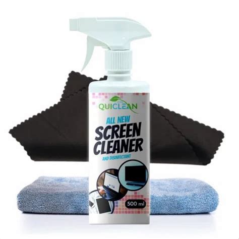 Quiclean tv cleaning spray for led tv and gadget cleaning kit, Packaging Type: Bottle, Packaging ...