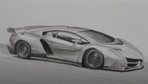 How to Draw a Lamborghini Veneno Step by Step || Super Car Drawing ...