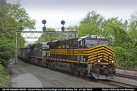 NS GE ES44AC #8100 Nickel Plate Road Heritage Unit Photo Page Norfolk ...