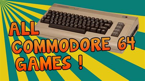 All C64 games (Gamebase64) - Part 1 - YouTube