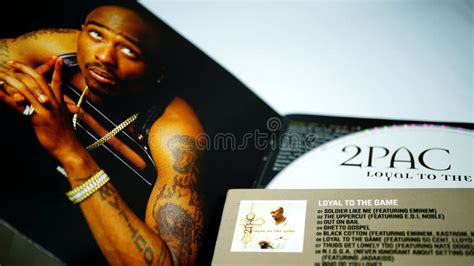 Collection of Covers and Cd Inserts of the Singer Tupac Shakur, Considered by Many To Be One of ...