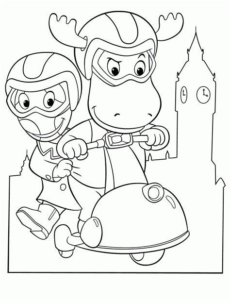 Backyardigans Coloring Pages Free - Coloring Home