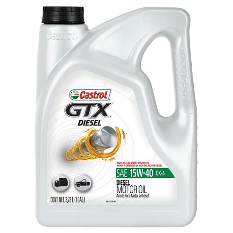 Buy Castrol GTX CK-4 Conventional Diesel Motor Oil, 15W-40, 1 Gallon ...