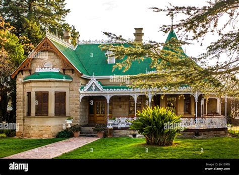 Ostrich palaces, stately homes, Oudtshoorn, South Africa, Western Cape ...