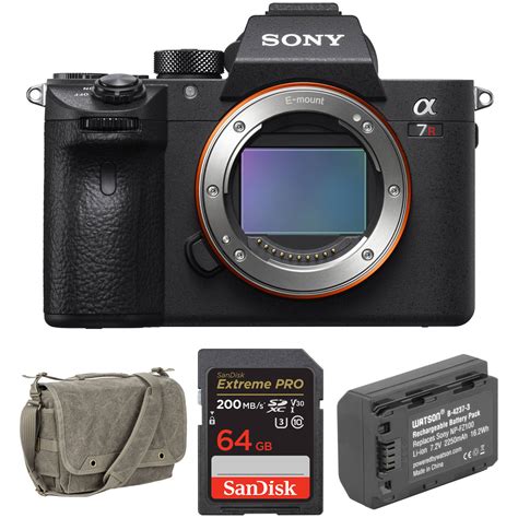 Sony a7R IIIA Mirrorless Camera with Accessories Kit B&H Photo