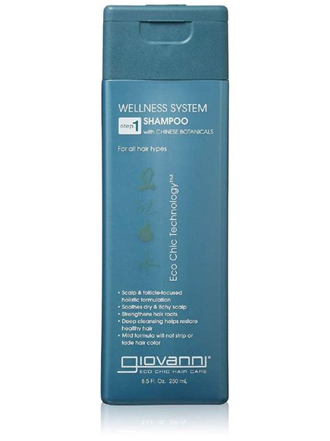 Giovanni Cosmetics, Wellness System Shampoo Chinese Herbs, 8.5 oz ...