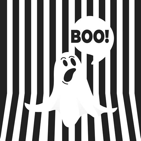 Boo ghost halloween message concept. 5892635 Vector Art at Vecteezy