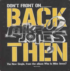 Mike Jones - Back Then (2005, CD) | Discogs