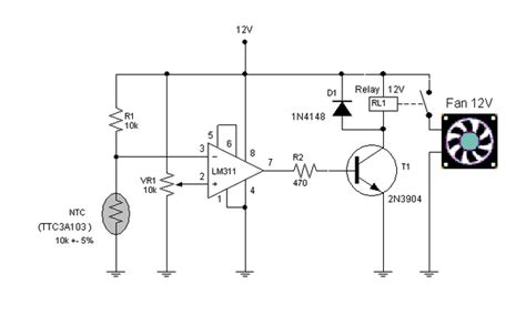 Automatic Fan Controller Circuit | Expert Circuits