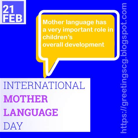 >HAPPY INTERNATIONAL MOTHER LANGUAGE DAY QUOTES, MESSAGES, WISHES & GREETINGS - Greetingscg