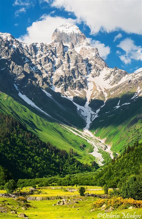 Mount Ushba by Dobrin Minkov | Georgia travel, Georgia country ...