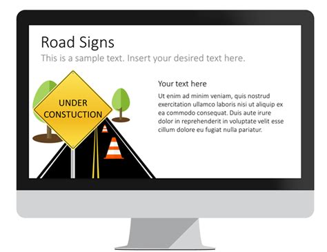 Road Signs PowerPoint Slides - PresentationDeck.com