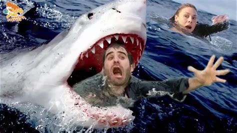 اقوي هجمات القرش علي البشر لا يصدق 😱 - YouTube