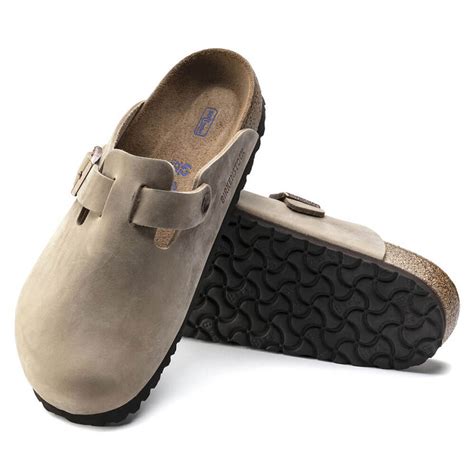 Women's Birkenstock Boston Soft Footbed Oiled Leather Clog in Tobacco Brown