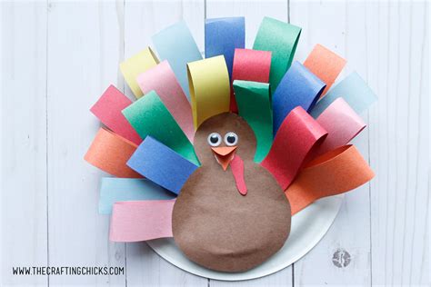 Paper Plate Turkey Craft - The Crafting Chicks