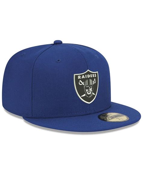 New Era Las Vegas Raiders Royal Blue 59Fifty Fitted Hat