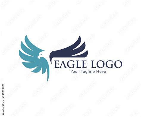 Eagle Bird Logo Vector Template. Business Logo Concept Stock Vector | Adobe Stock