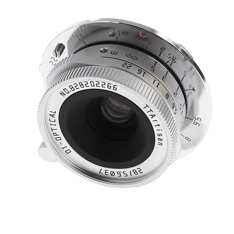 TTArtisan 28mm f/5.6 Manual Lens for Leica M-Mount, Silver {37} at KEH ...