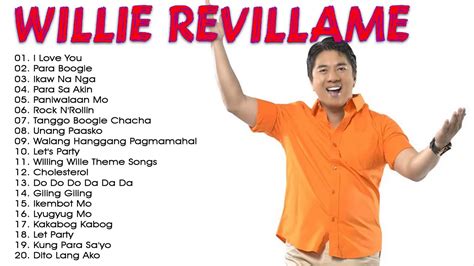 Willie Revillame Greatest Hits full Album 😘 Best Songs Of Willie Revillame Non Stop Playlist ...