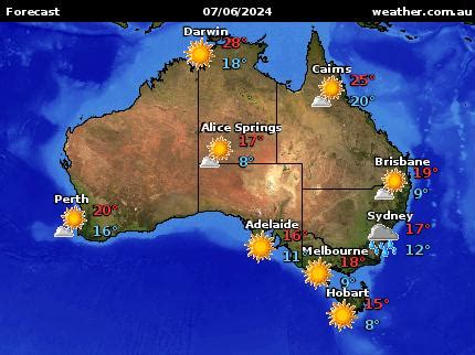 Weather.com.au - National Forecast Map