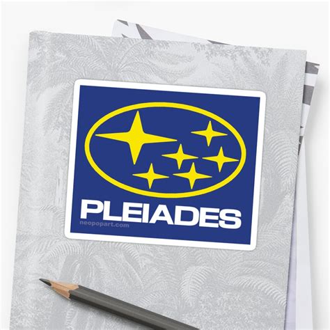 "Pleiades Mythology Esoteric Mystery School Subaru Auto Logo" Stickers ...