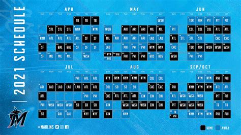 Miami Marlins Announce 2021 Regular Season Schedule | by Marlins Media | Beyond The Bases