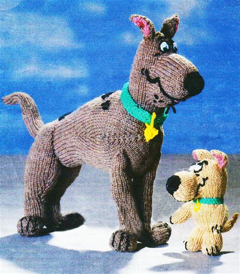 Scooby Doo and Scrappy Doo Knitting Pattern - Etsy