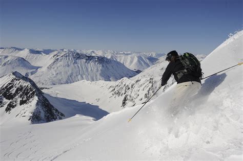 Heli skiing in Alaska. Take me there now please.