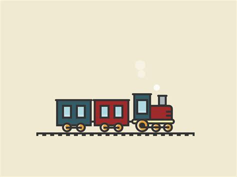 Pure CSS Train Animation - Lena Design