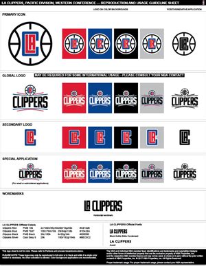 Los Angeles Clippers Colors | Sports Teams Colors | U.S. Team Colors