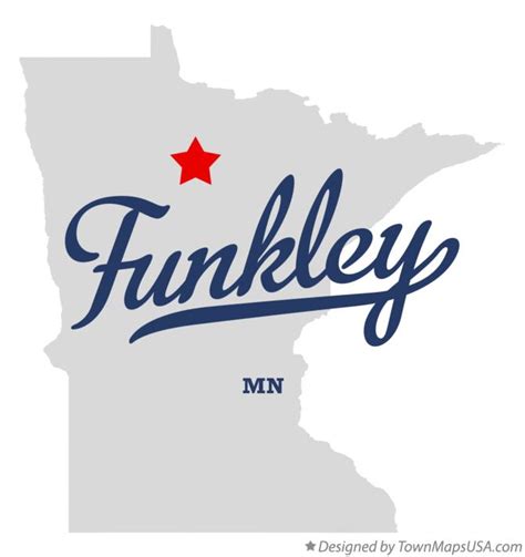 Map of Funkley, MN, Minnesota