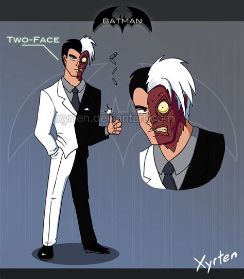 Day 123 - Batman Cartoon concept: Two-Face by Xyrten on DeviantArt